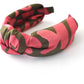Luxury Silk Twisted or Knot Alice band in Cupid's Bow Liberty of London Silk Satin - Silk & Lawn