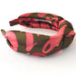 Luxury Silk Twisted or Knot Alice band in Cupid's Bow Liberty of London Silk Satin - Silk & Lawn