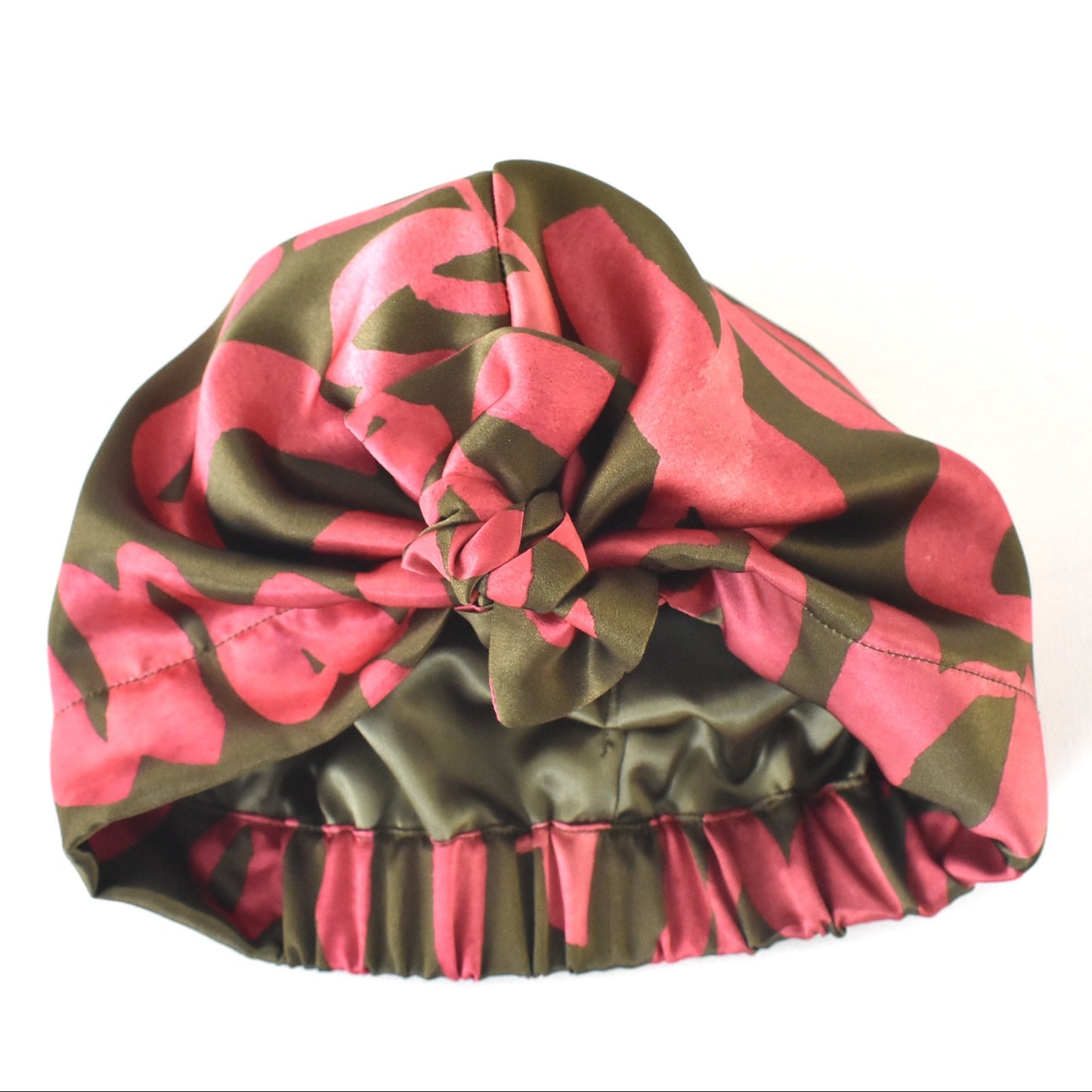 Luxury Silk Turban & Head wrap - Liberty Love Words graphic print on Silk Satin