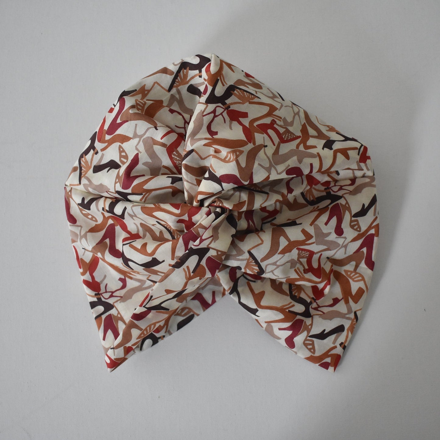 Little Susan Turban Hat - Liberty of London Clara Heels in Brown