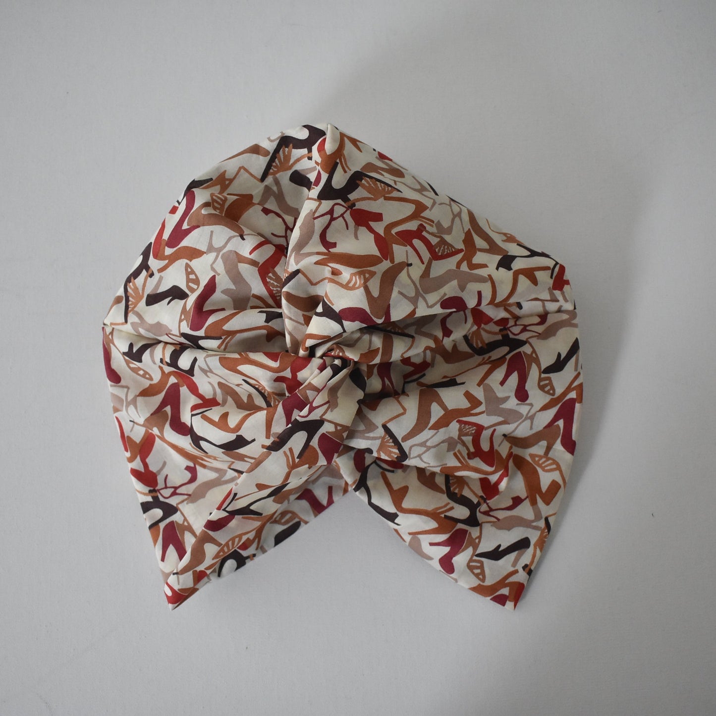 Little Susan Turban Hat - Liberty of London Clara Heels in Brown