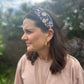 Twisted or Knot Alice band in Jude's Garden Liberty of London Tana Lawn cotton - Silk & Lawn