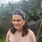 Twisted or Knot Alice band in Jude's Garden Liberty of London Tana Lawn cotton - Silk & Lawn