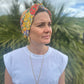 Little Susan Turban Hat - Liberty of London Ellis Garden yellow floral print - Silk & Lawn