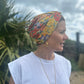 Little Susan Turban Hat - Liberty of London Ellis Garden yellow floral print - Silk & Lawn