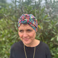 Ladies Turban Hat - Liberty of London Pineapple Paisley bright (SMALL) - Silk & Lawn