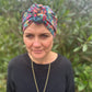 Ladies Turban Hat - Liberty of London Pineapple Paisley bright (SMALL) - Silk & Lawn