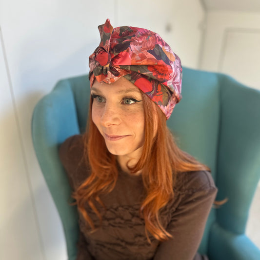 Ladies Turban Hat - Liberty Myrtle & Mary Tana Lawn Cotton
