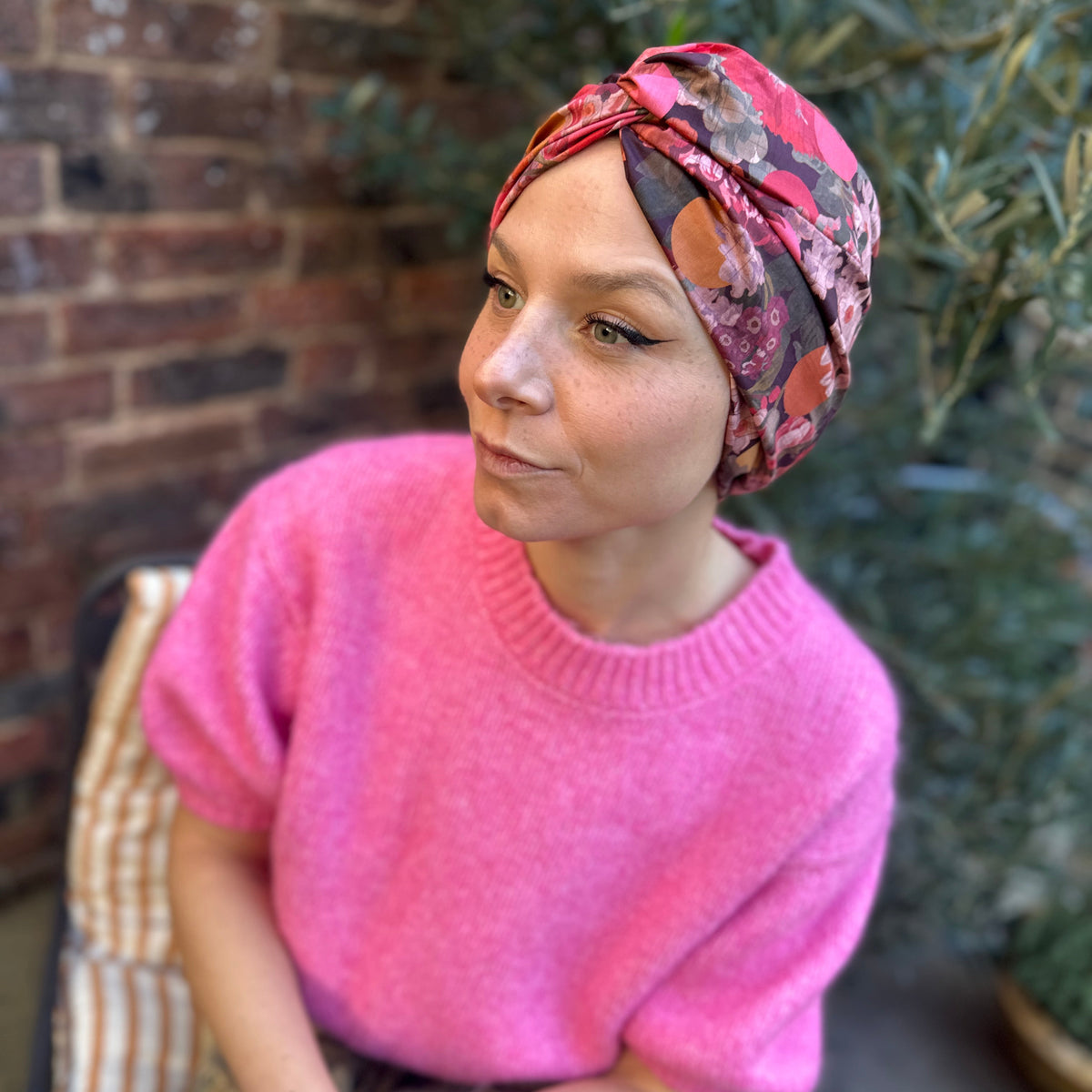 Little Susan Turban Hat - Myrtle & Mary Tana Lawn Cotton - Silk & Lawn