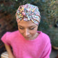 Ladies Turban Hat - Liberty Floral Cottage Garden -  Tana Lawn™ Cotton