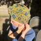 Little Susan Turban Hat - Vintage Liberty Mustard Yellow Paisley - Varuna Wool