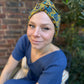 Little Susan Turban Hat - Vintage Liberty Mustard Yellow Paisley - Varuna Wool
