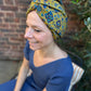 Little Susan Turban Hat - Vintage Liberty Mustard Yellow Paisley - Varuna Wool