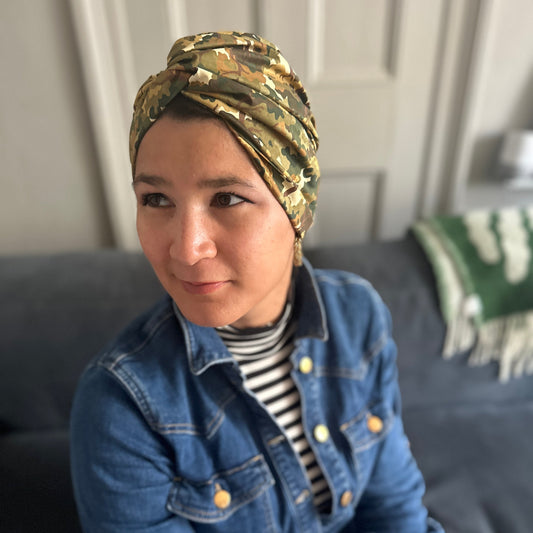 Little Susan Turban Hat - Liberty of London Woodland Canopy A Liberty Odyssey print