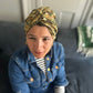 Little Susan Turban Hat - Liberty of London Woodland Canopy A Liberty Odyssey print (MEDIUM) - Silk & Lawn
