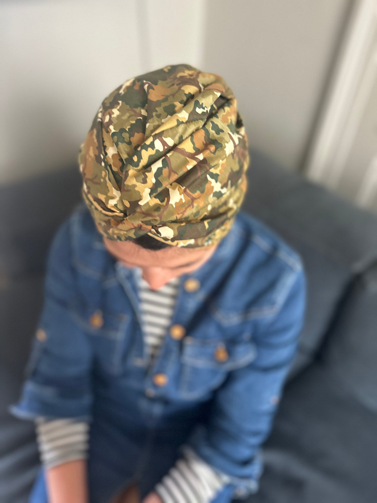 Little Susan Turban Hat - Liberty of London Woodland Canopy A Liberty Odyssey print