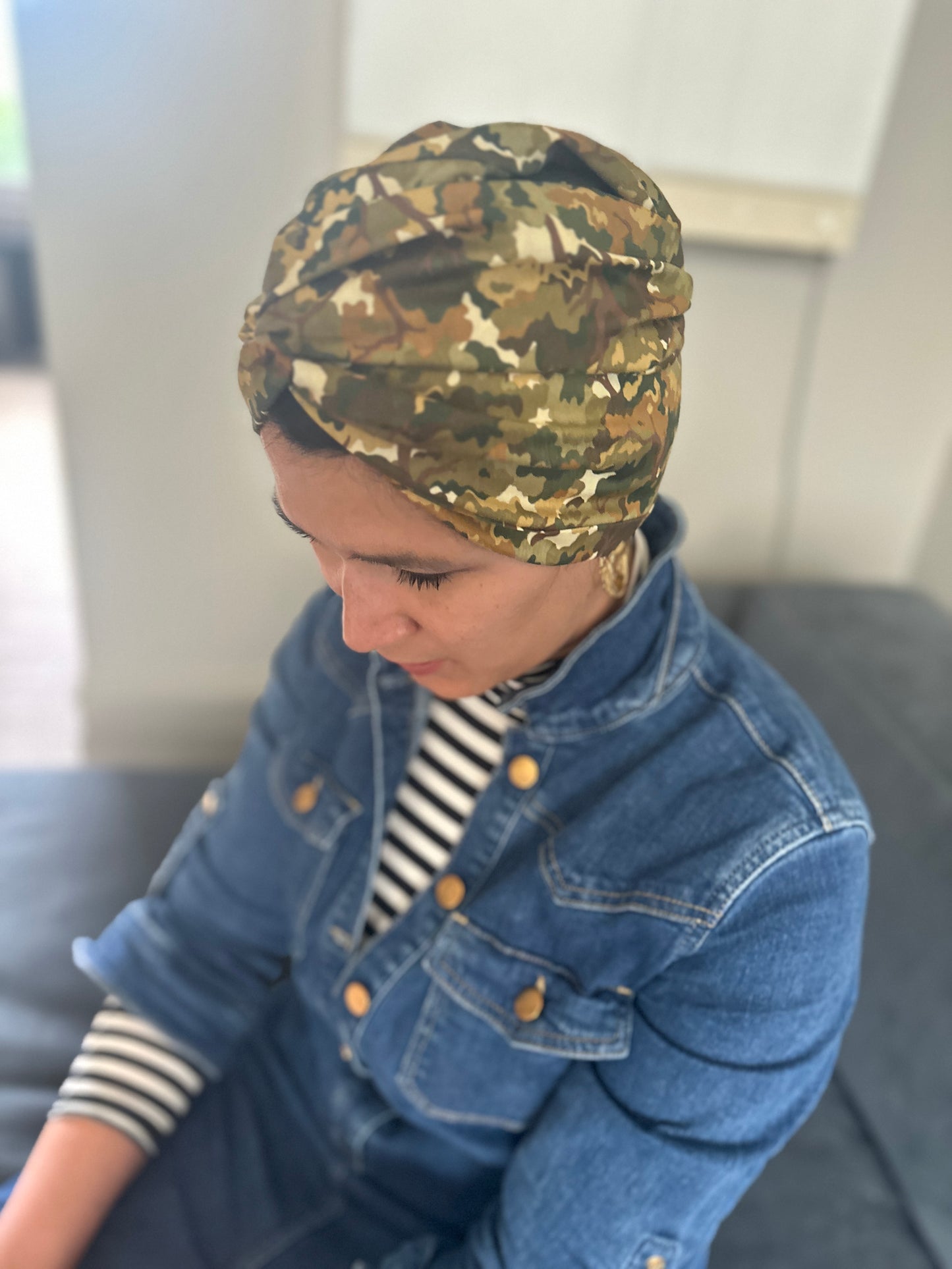 Little Susan Turban Hat - Liberty of London Woodland Canopy A Liberty Odyssey print