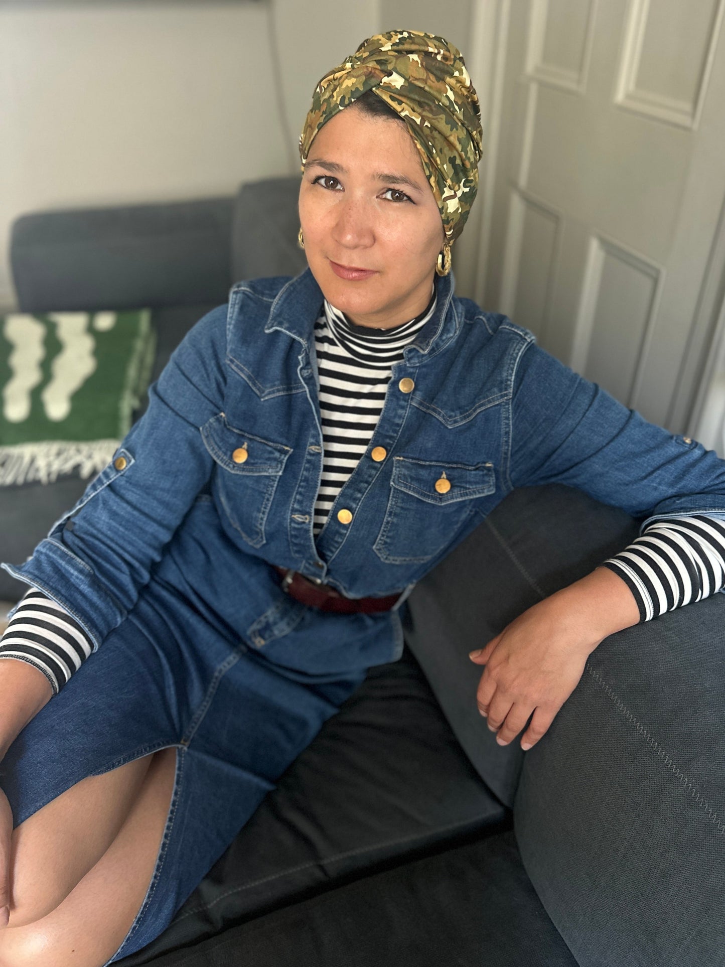 Little Susan Turban Hat - Liberty of London Woodland Canopy A Liberty Odyssey print