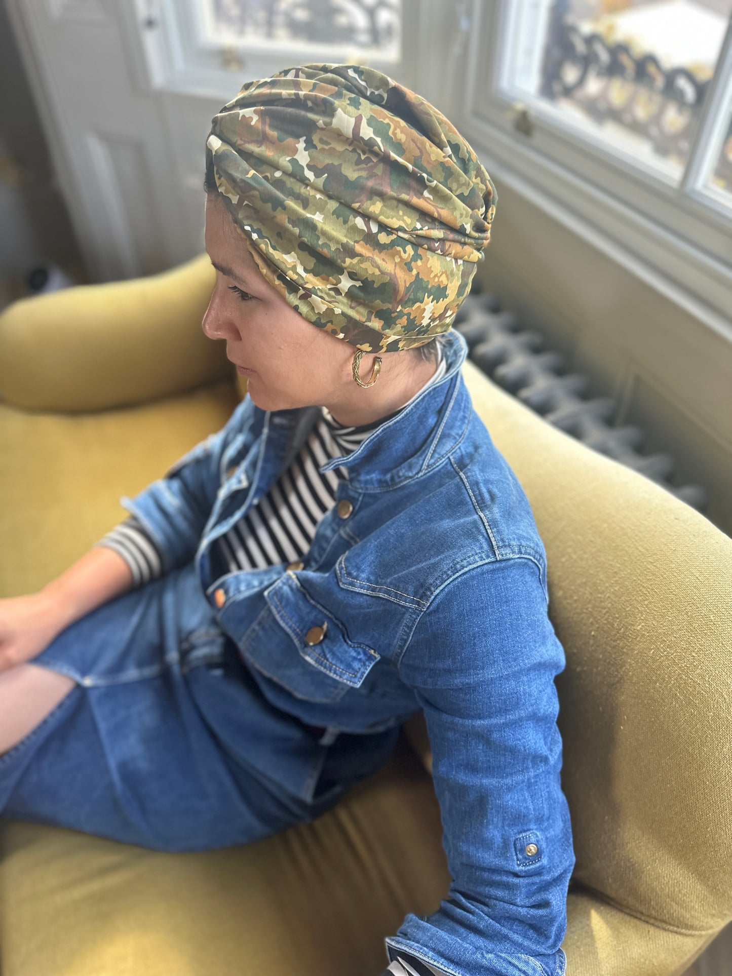 Little Susan Turban Hat - Liberty of London Woodland Canopy A Liberty Odyssey print