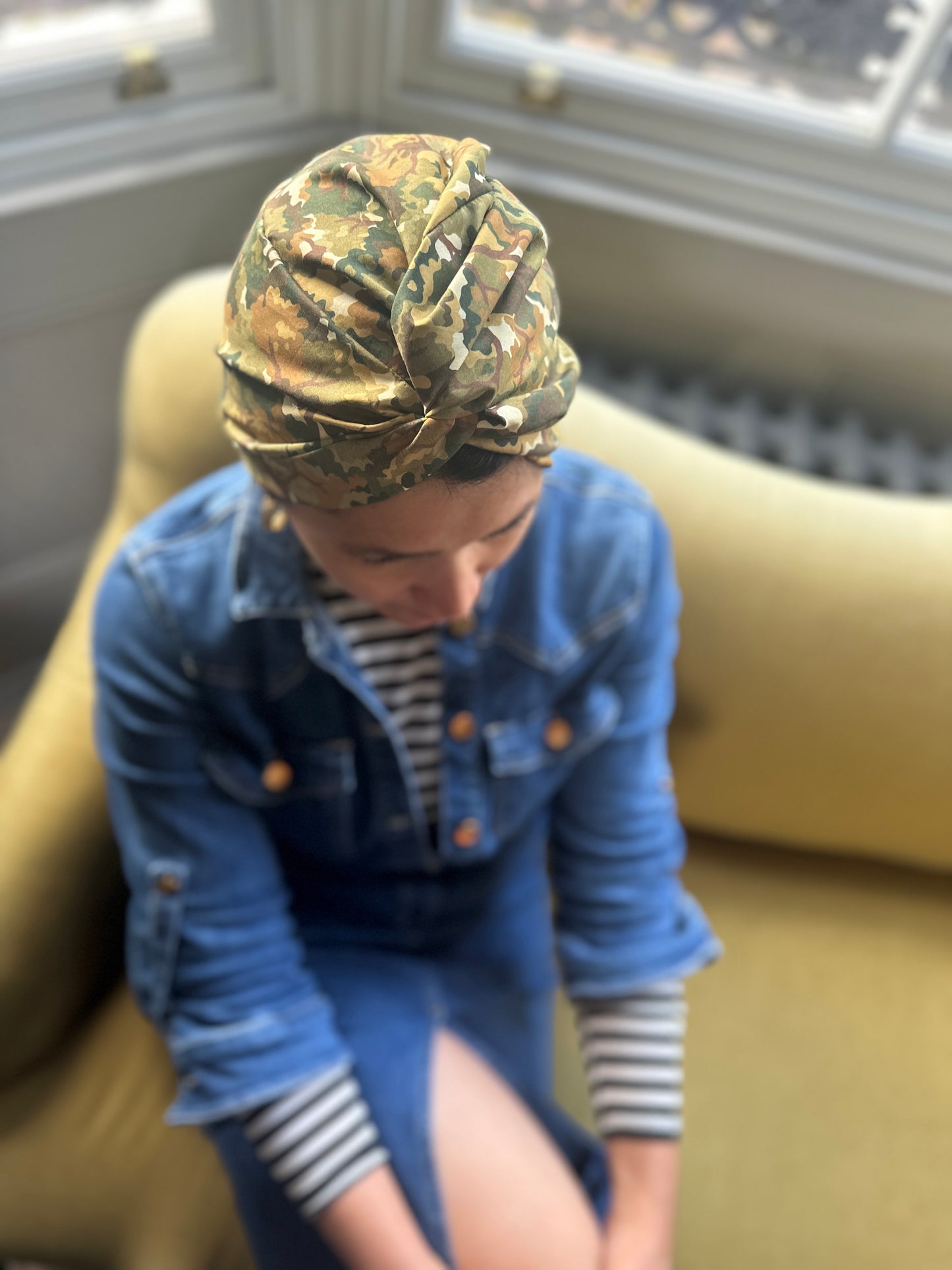 Little Susan Turban Hat - Liberty of London Woodland Canopy A Liberty Odyssey print