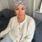 Little Susan Turban Hat - Liberty of London Purple Wiltshire (MEDIUM) - Silk & Lawn