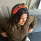 Luxury Silk Twisted or Knot Alice band in Bright Floral Liberty of London Silk Satin - Silk & Lawn
