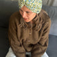 Little Susan Turban Hat - Liberty of London Green Mitsi (MEDIUM) - Silk & Lawn