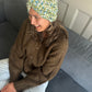 Little Susan Turban Hat - Liberty of London Green Mitsi (MEDIUM) - Silk & Lawn