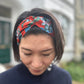 Twisted Turban Headband - Red Osterley Liberty print - Silk & Lawn