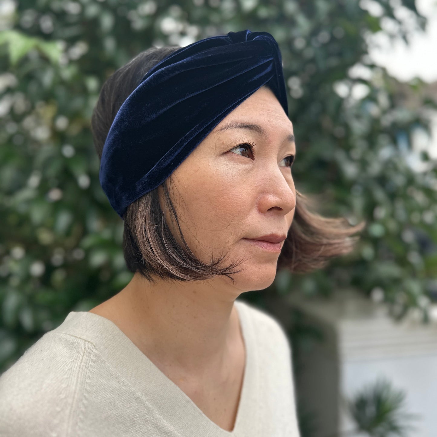 Silk Velvet Twisted Turban Headband in Various colours