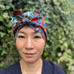 Ladies Turban Hat - Red Osterley Liberty print (MEDIUM) - Silk & Lawn