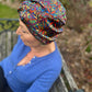 Little Susan Twisted Silk Turban & Head wrap - Liberty of London Jewel print in  Belgravia Silk Satin - Silk & Lawn