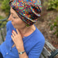 Little Susan Twisted Silk Turban & Head wrap - Liberty of London Jewel print in  Belgravia Silk Satin - Silk & Lawn