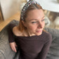 Classic Knot Headband - Liberty of London Black and Red Floral print