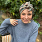 Ladies Turban Hat - Brown Winter Ilanthe William Morris Liberty of London - Silk & Lawn