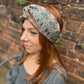 William Morris Brown Ilanthe Twisted Turban hairband and neck scarf (MEDIUM) - Silk & Lawn