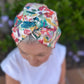 Little Susan Turban Hat - Nine Elms Liberty in Love - heart print - Silk & Lawn