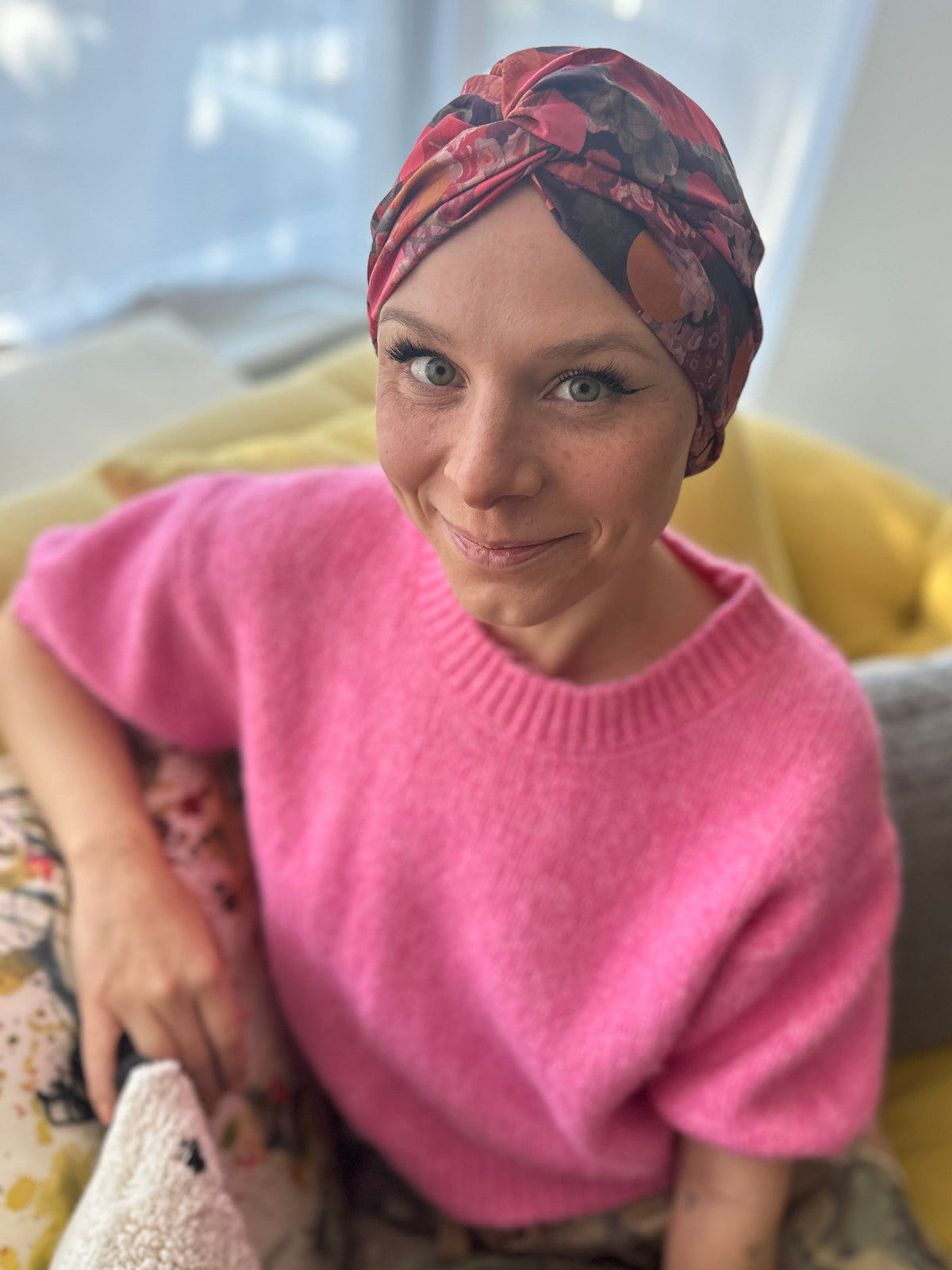 Little Susan Turban Hat - Myrtle & Mary Tana Lawn Cotton - Silk & Lawn
