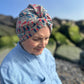Little Susan Turban Hat - Liberty of London Ianthe print - Silk & Lawn