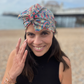 Classic Turban Hat - Liberty of London Ianthe in Red - Silk & Lawn