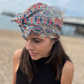 Classic Turban Hat - Liberty of London Ianthe in Red - Silk & Lawn