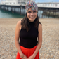 Classic Turban Hat - Liberty of London Ianthe in Red - Silk & Lawn
