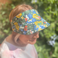 Sun Visor in Liberty Green Floral - Silk & Lawn