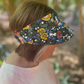 Sun Visor in Liberty Green Floral - Silk & Lawn