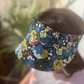 Sun Visor in Liberty Green Floral - Silk & Lawn