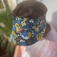 Sun Visor in Liberty Green Floral - Silk & Lawn
