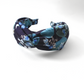 Luxury Silk Twisted Alice band - Liberty of London Artist Blue Osterley Floral 100% Silk - Silk & Lawn