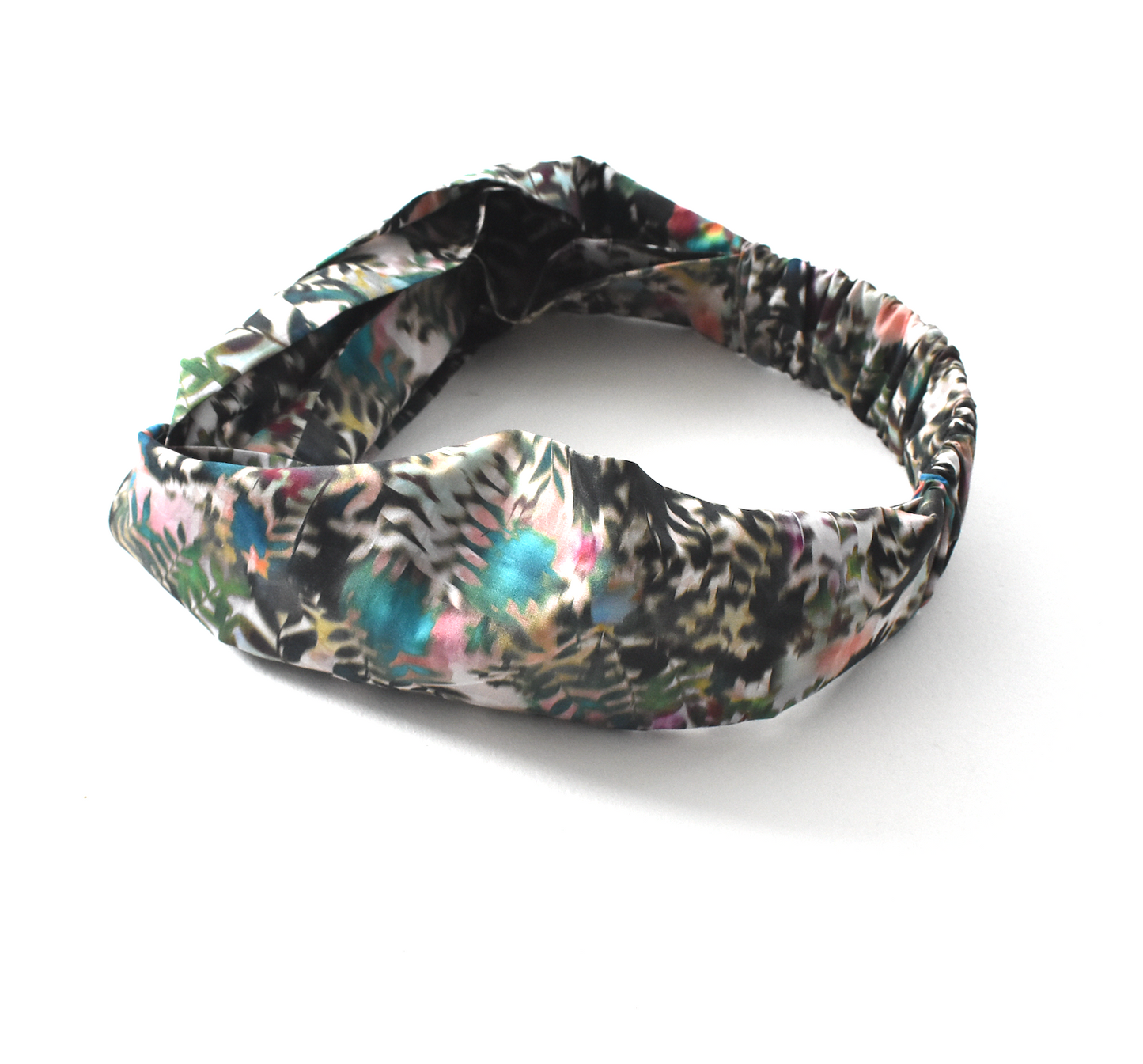 Twisted Turban Headband - Liberty of London Canopy Shadow - Abstract Floral print