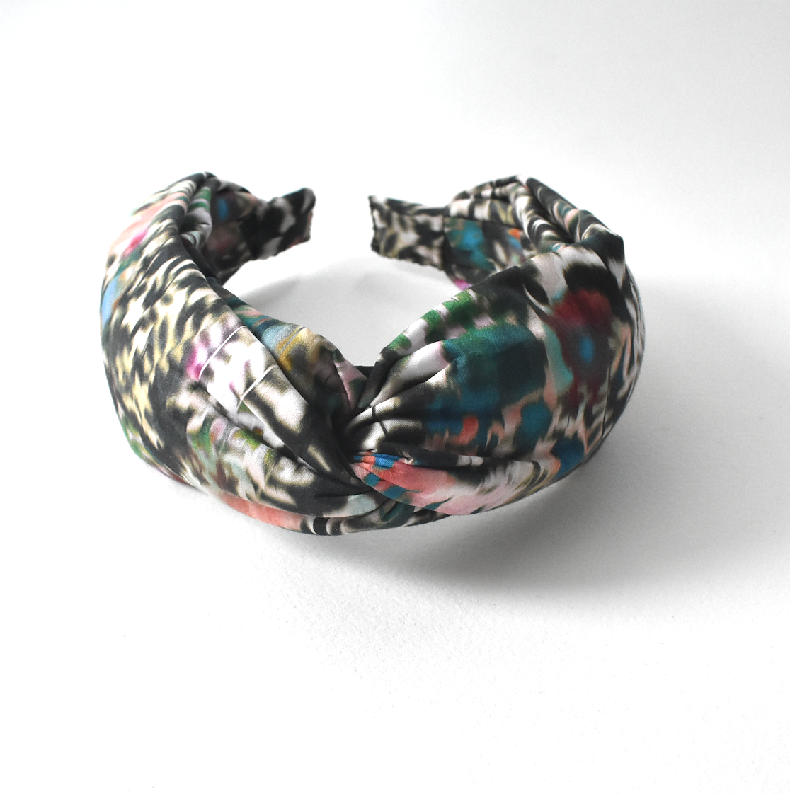 Twisted Alice Headband - Liberty of London Canopy Shadow - Abstract Floral print