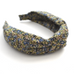 Classic Knot head band - Liberty of London Green Sweet Cherries - Ditsy print - Silk & Lawn